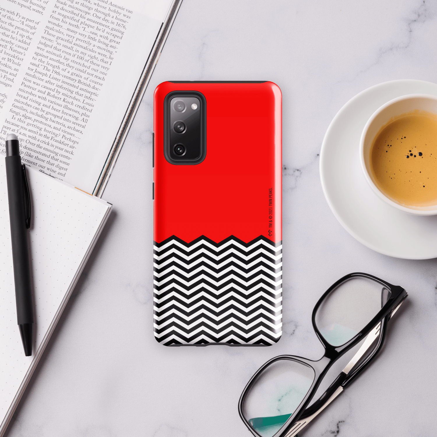 Twin Peaks Red Room Chevron Tough Phone Case - Samsung - Paramount Shop
