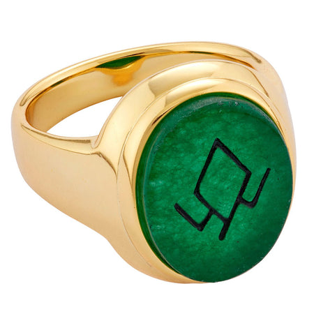 Twin Peaks x RockLove Owl Cave Gemstone Signet Ring - Paramount Shop