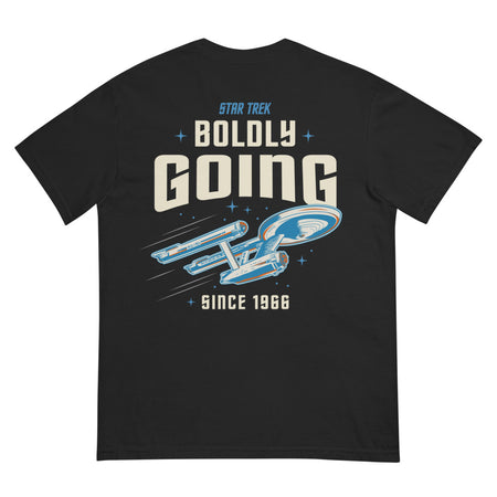 Star Trek T-Shirt Boldly Going Since 1966 with Personalized Name