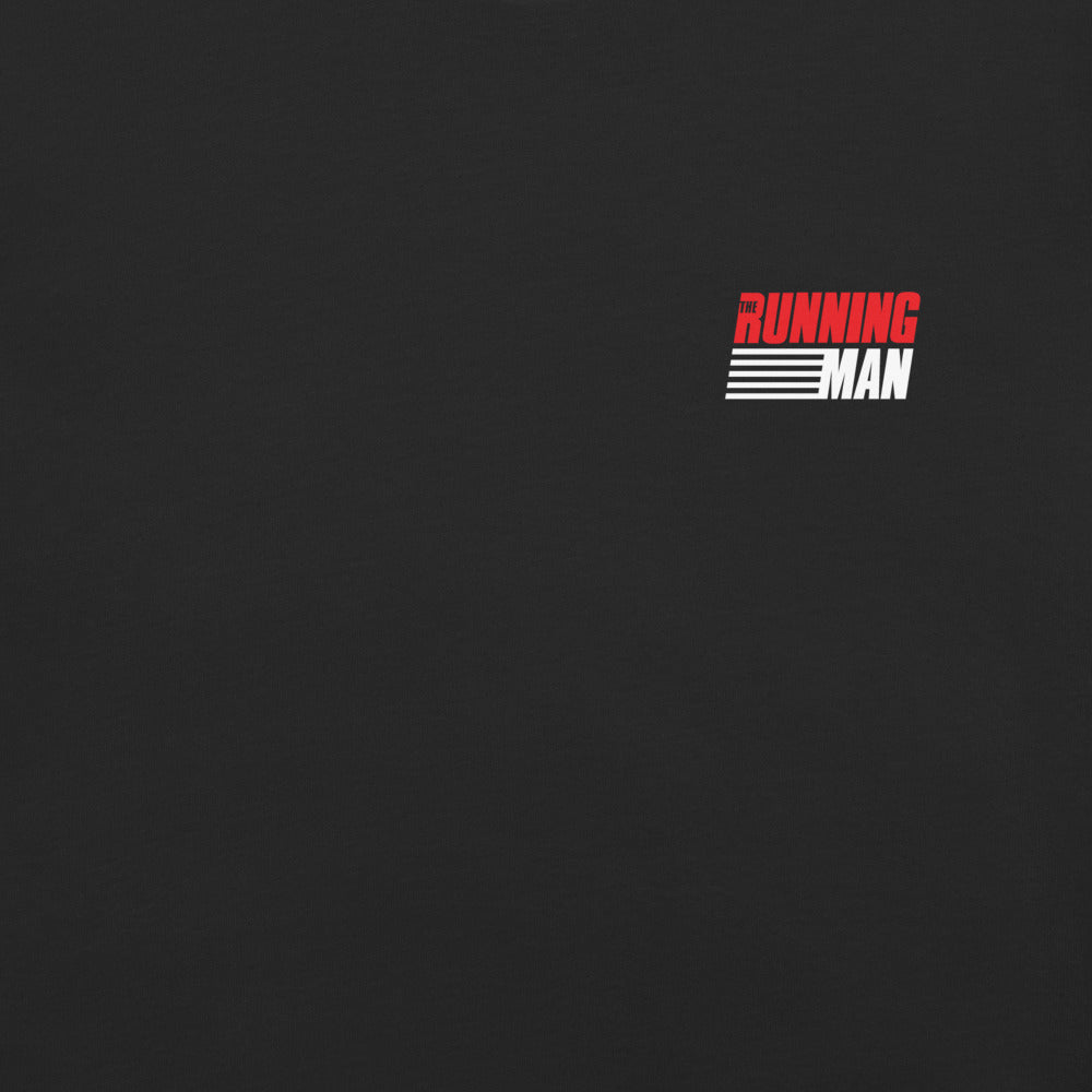The Running Man Crosshairs & Network Unisex T-Shirt Black