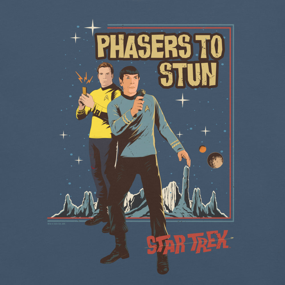 Star Trek: The Original Series Phaser zur Betäubung Unisex Komfort Farben T-Shirt