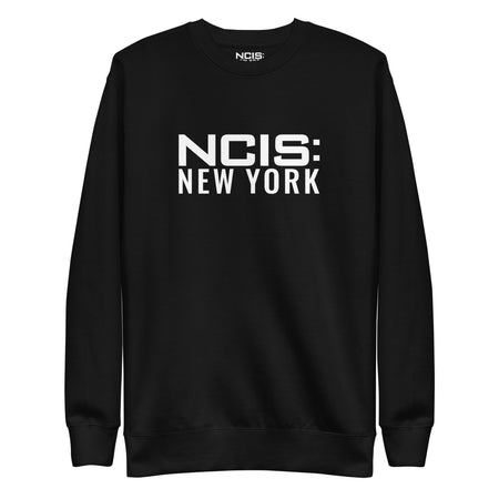 NCIS: New York logo sweatshirt in gray with the official series emblem printed centered on the chest