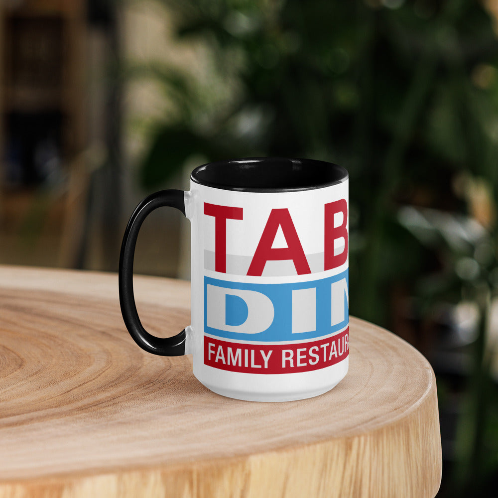 The Running Man Tabby's Diner Two-Tone Mug