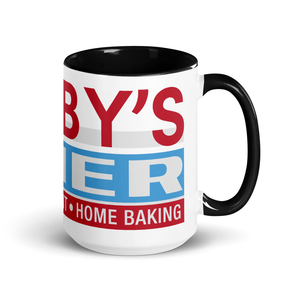 The Running Man Tabby's Diner Two-Tone Mug