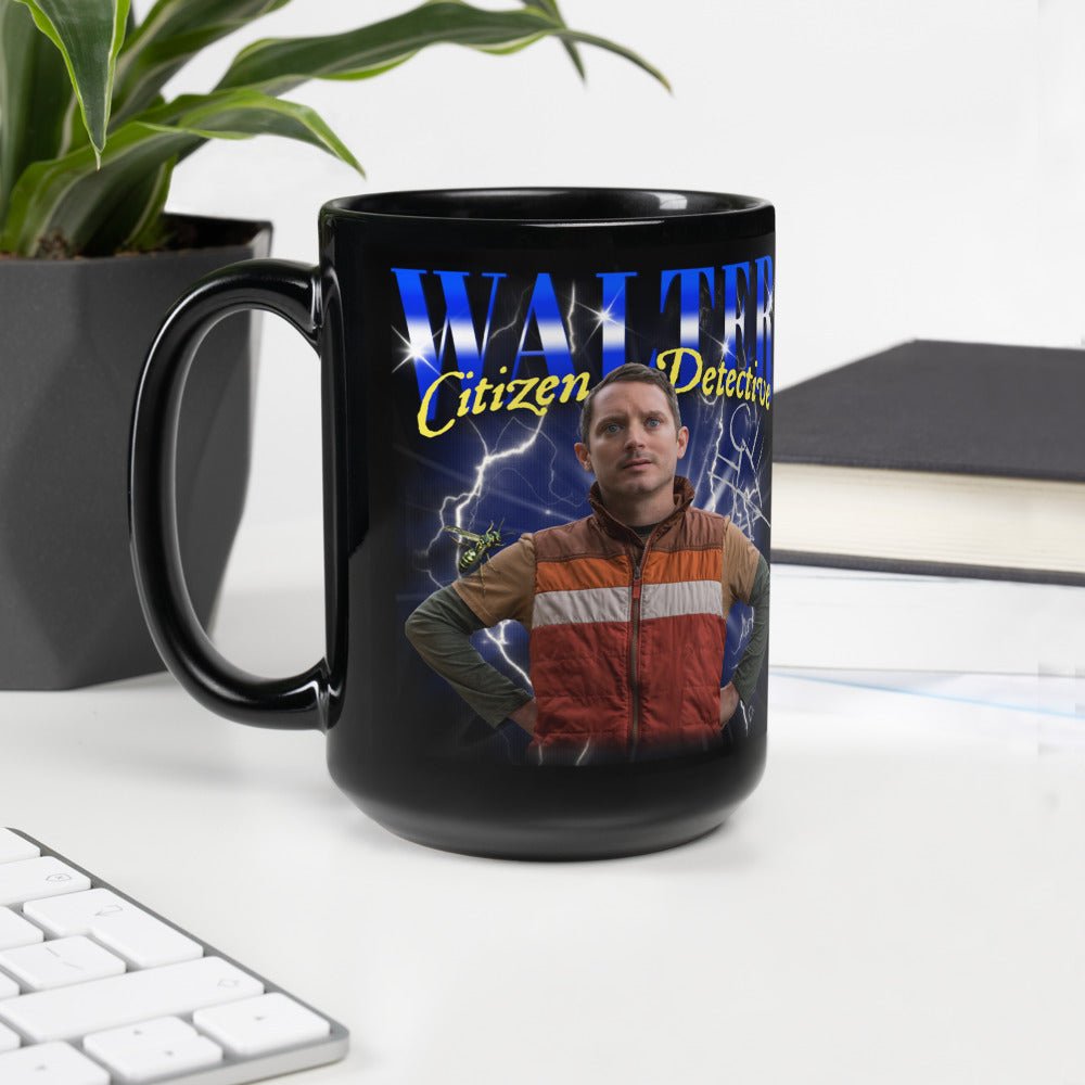 Yellowjackets Walter Citizen Detective Heartthrob Black Glossy Mug - Paramount Shop