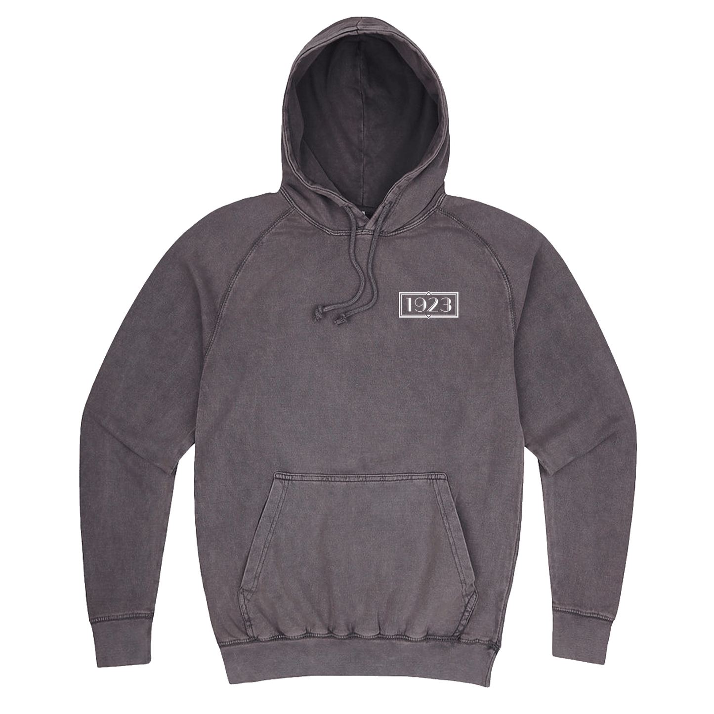 Yellowstone 1923 Logo Left Chest Distressed Hooded Sweatshirt - Paramount Shop