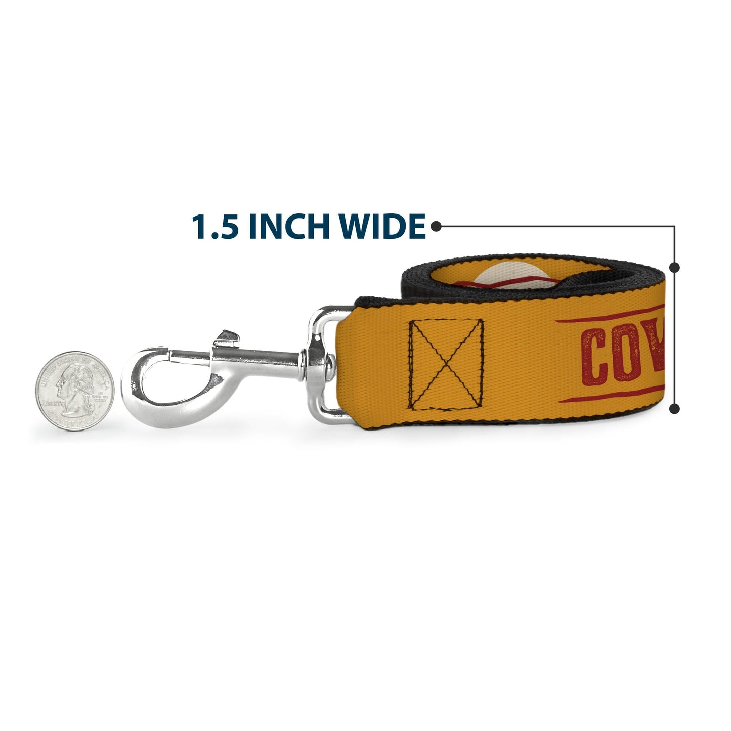 Yellowstone Dog Leash Y Logo Cowboy Up Design - Paramount Shop