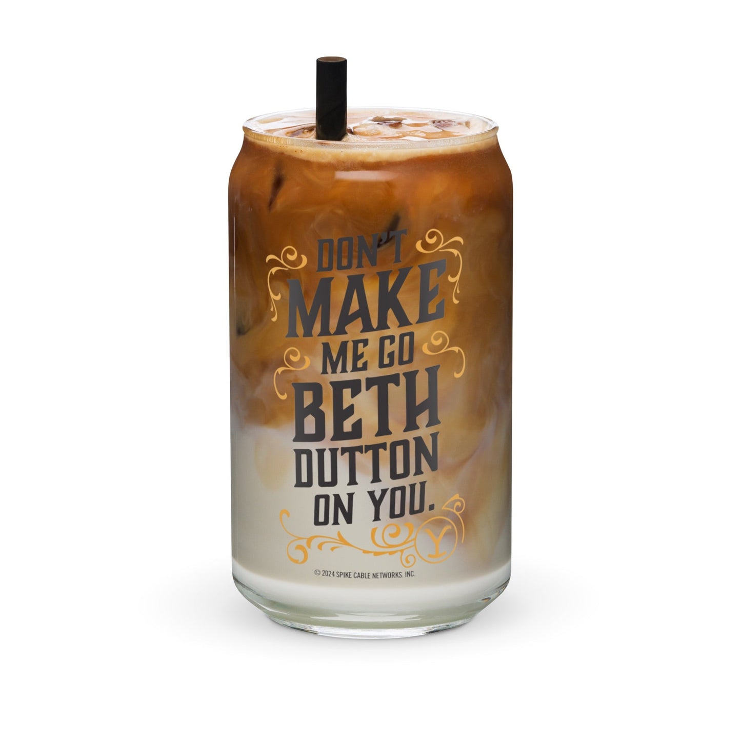Yellowstone Don't Go Beth Dutton Can Glass - Paramount Shop