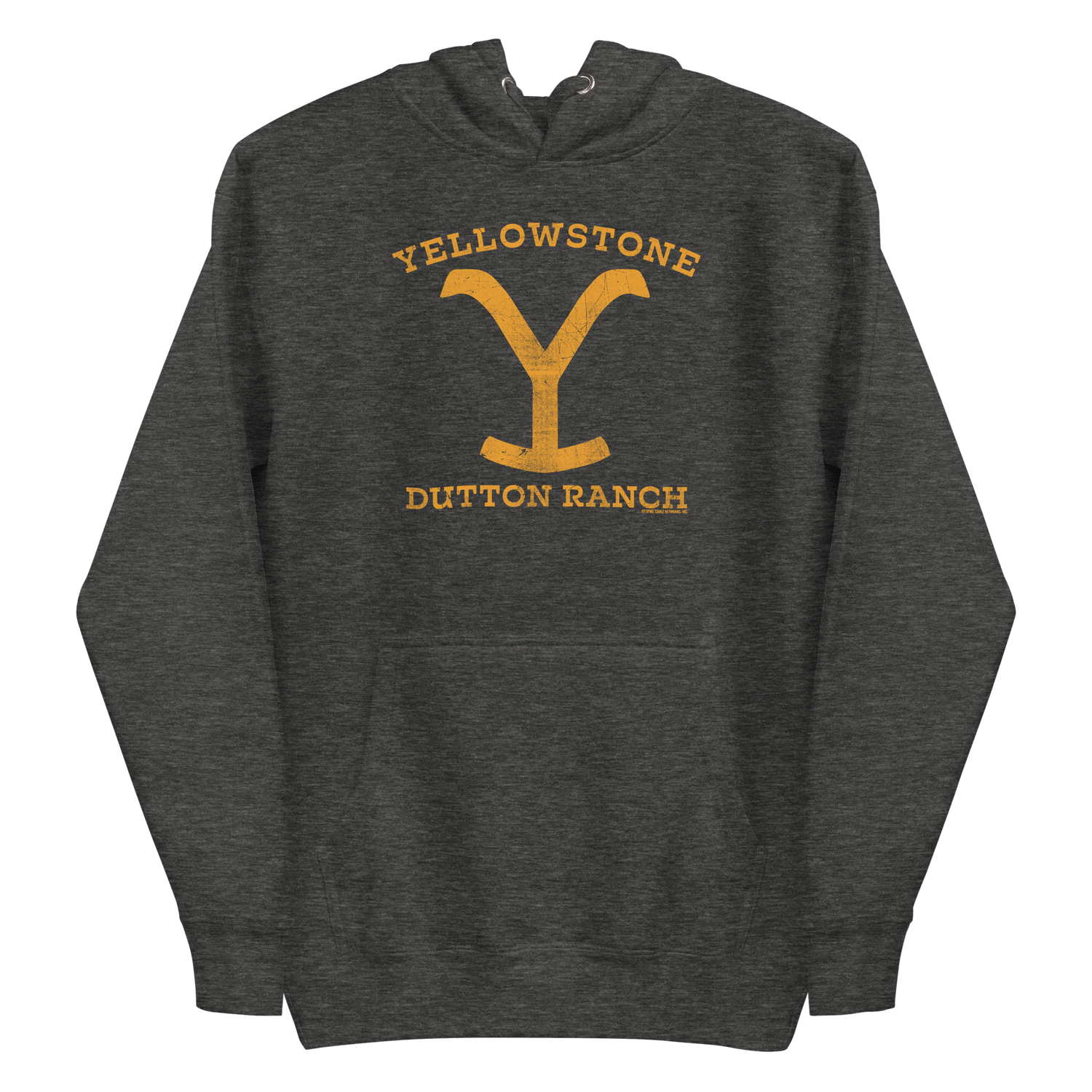 Yellowstone Dutton Ranch Distressed Logo Unisex Premium Hoodie - Paramount Shop