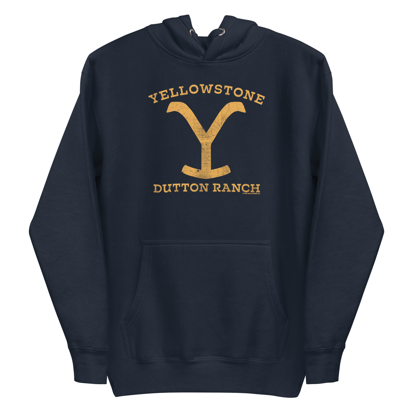 Yellowstone Dutton Ranch Distressed Logo Unisex Premium Hoodie - Paramount Shop