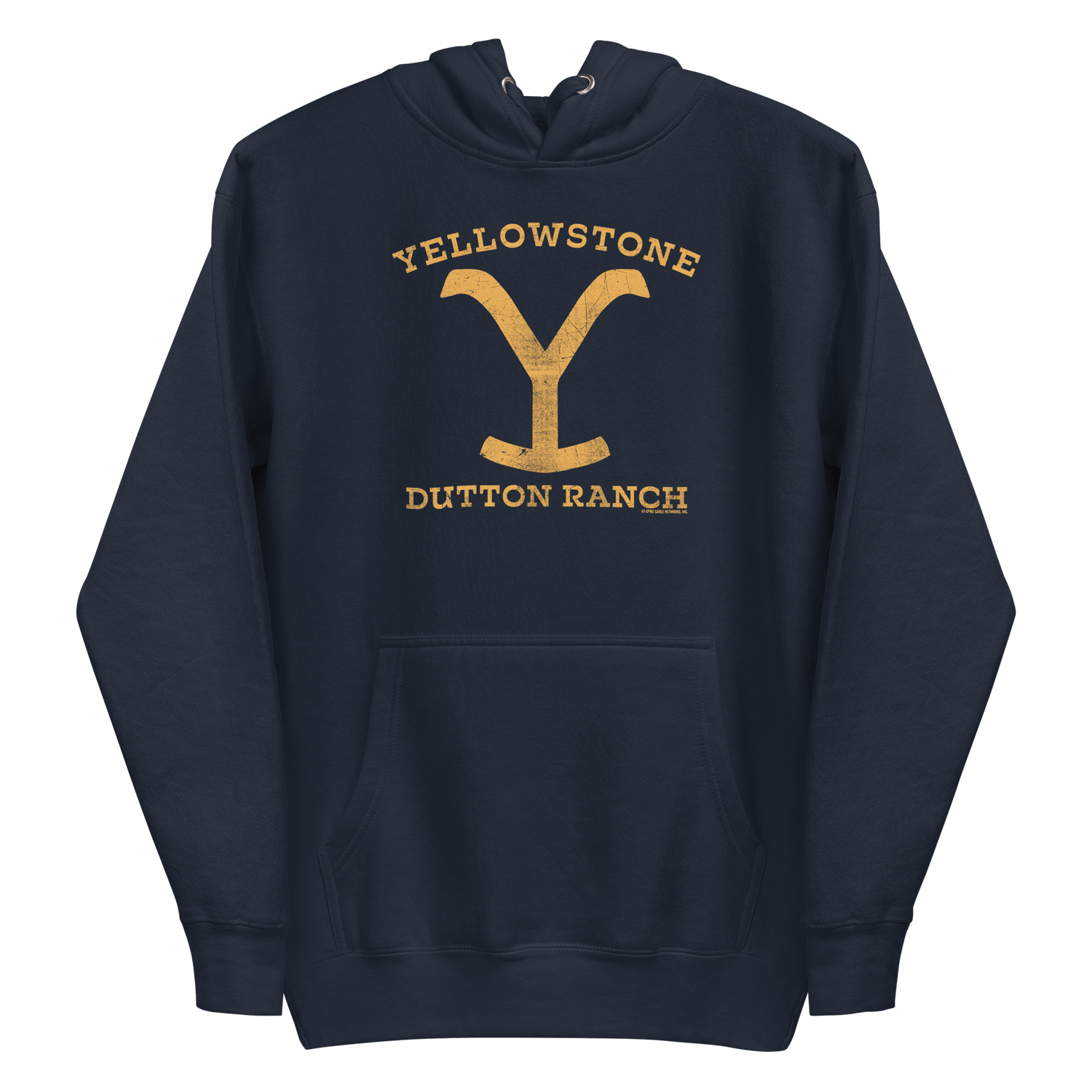 Yellowstone Dutton Ranch Distressed Logo Unisex Premium Hoodie - Paramount Shop
