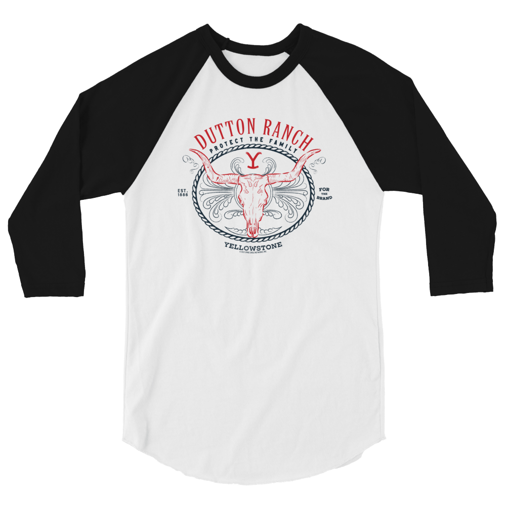 Yellowstone Dutton Ranch Protect the Family Raglan T - Shirt - Paramount Shop