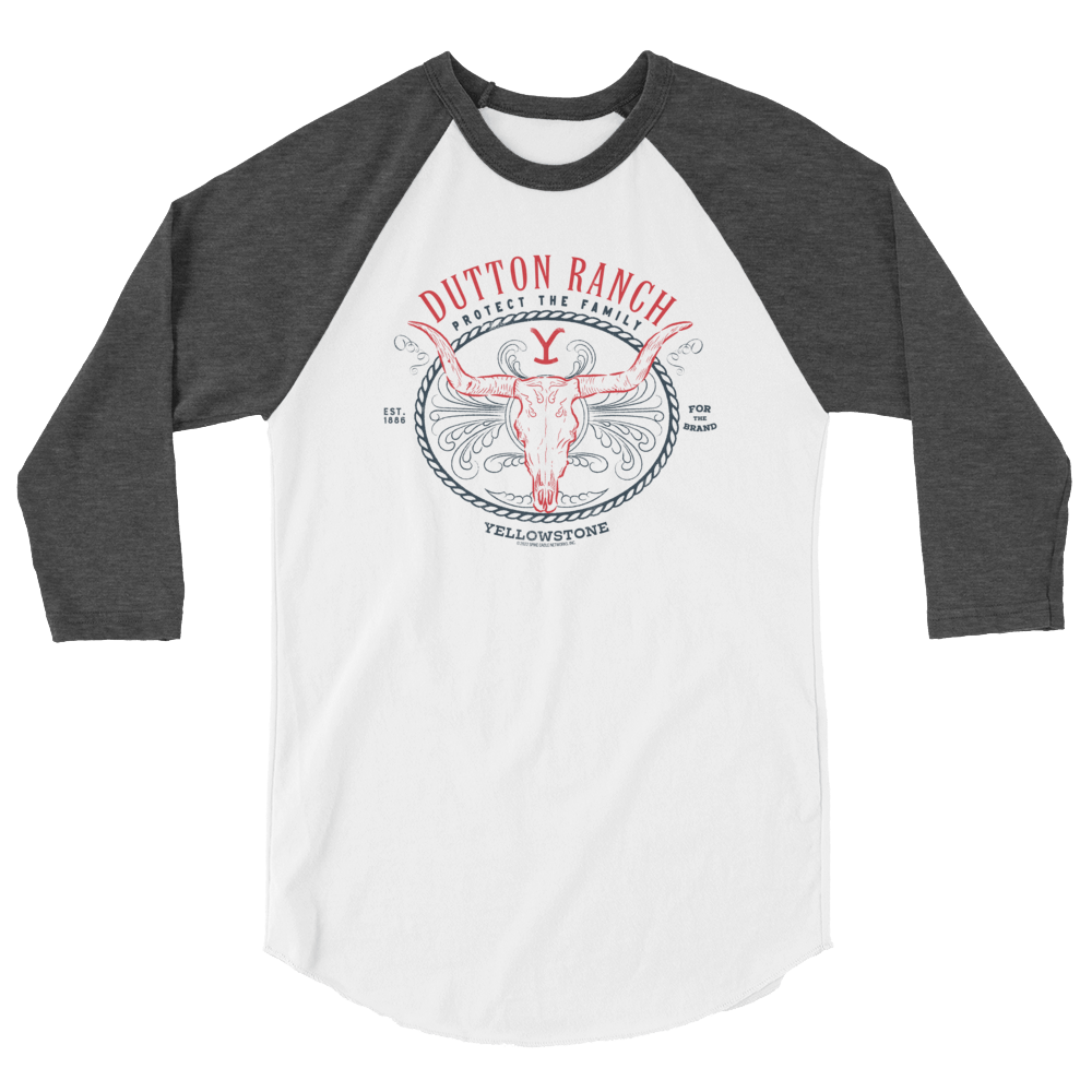 Yellowstone Dutton Ranch Protect the Family Raglan T - Shirt - Paramount Shop
