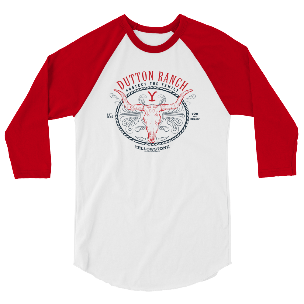 Yellowstone Dutton Ranch Protect the Family Raglan T - Shirt - Paramount Shop