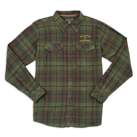 Yellowstone Embroidered The Wyatt Flannel Shirt - Paramount Shop