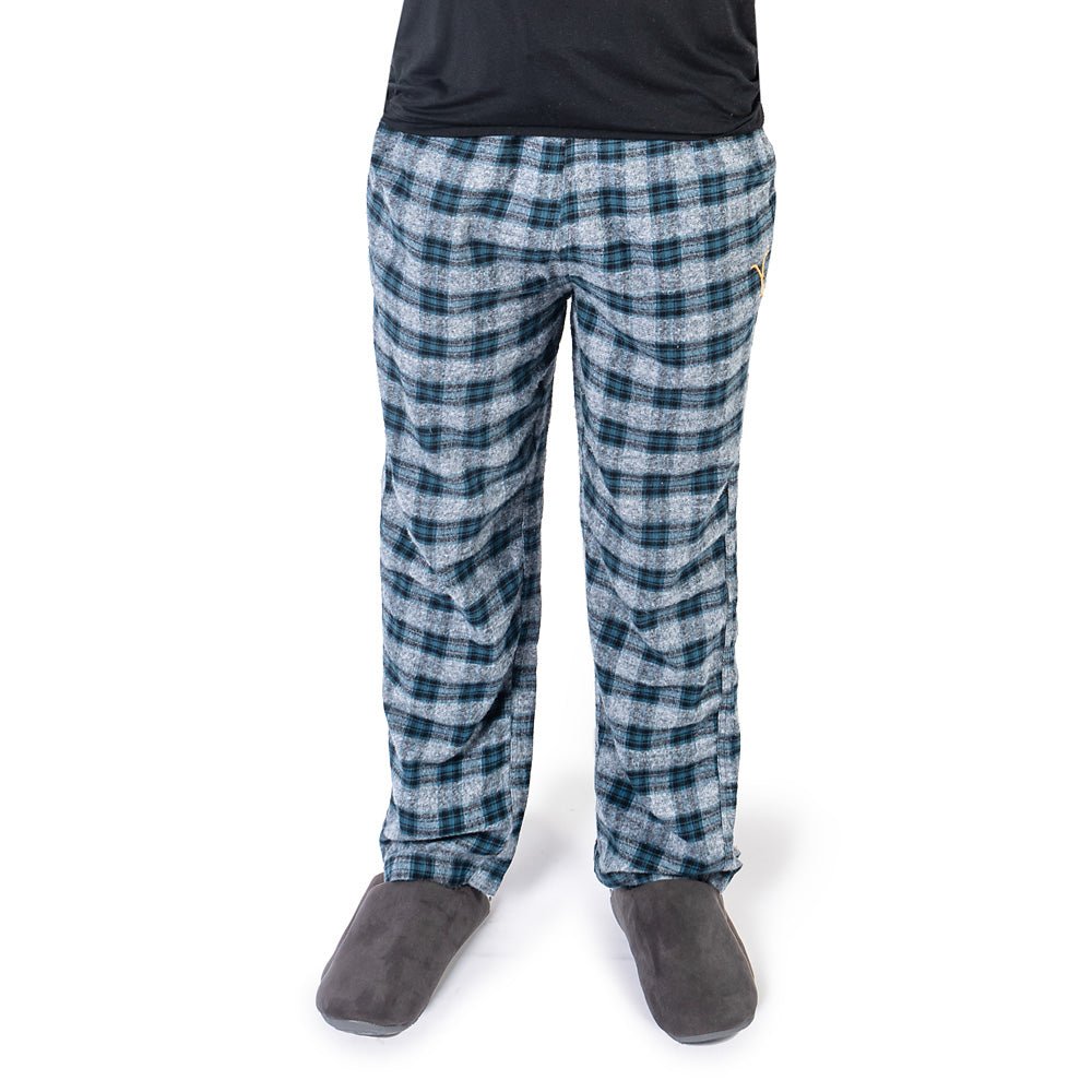 Yellowstone Embroidered Y Logo Men's Cabin Jams Flannel Pajama Pants - Paramount Shop