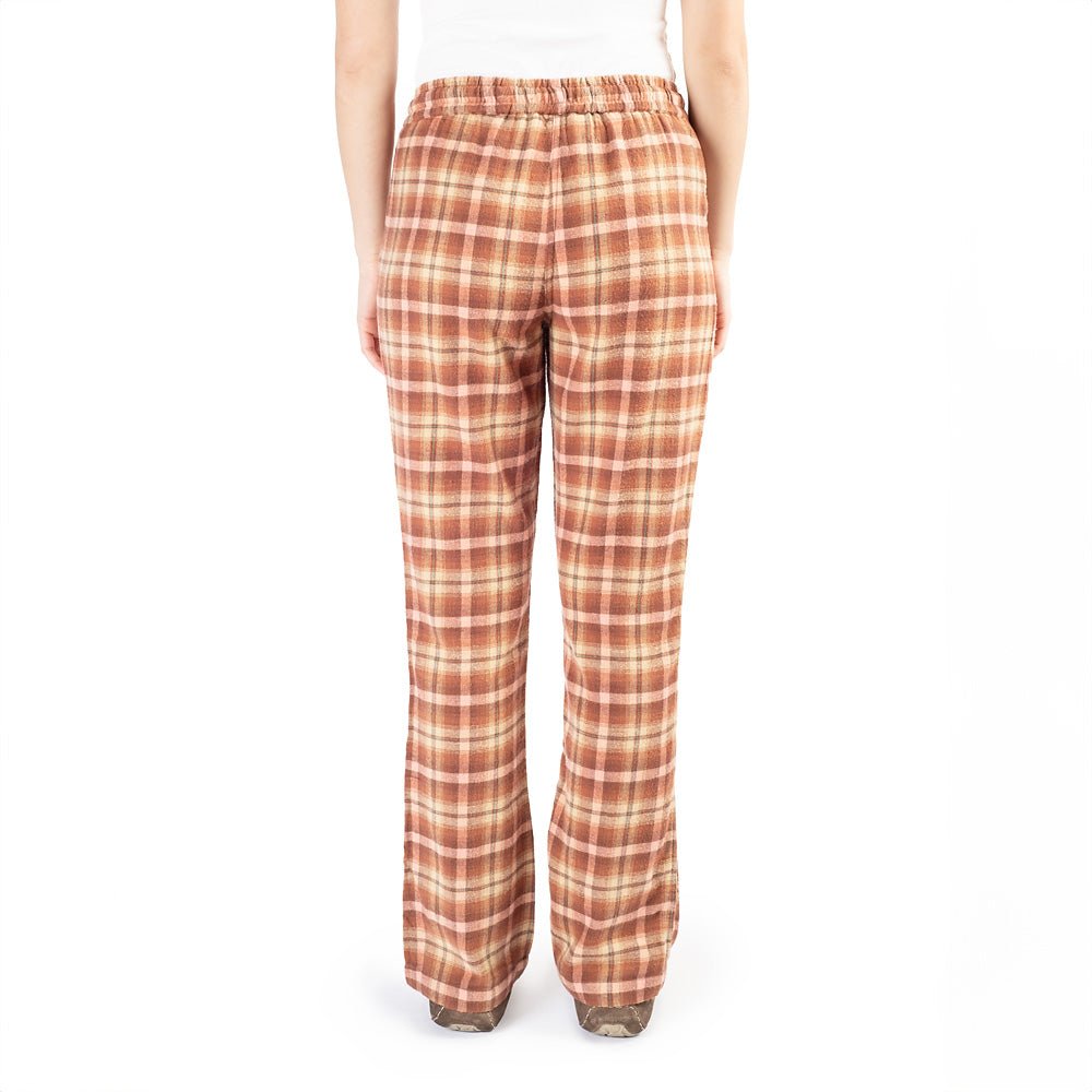 Yellowstone Embroidered Y Logo Women's Cabin Jams Flannel Pajama Pants - Paramount Shop