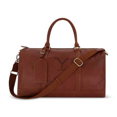Yellowstone Hand - Crafted Genuine Leather Duffel Bag - Paramount Shop