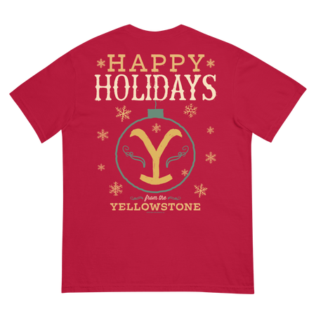 Yellowstone Happy Holidays From Yellowstone Unisex T-Shirt - Paramount Shop