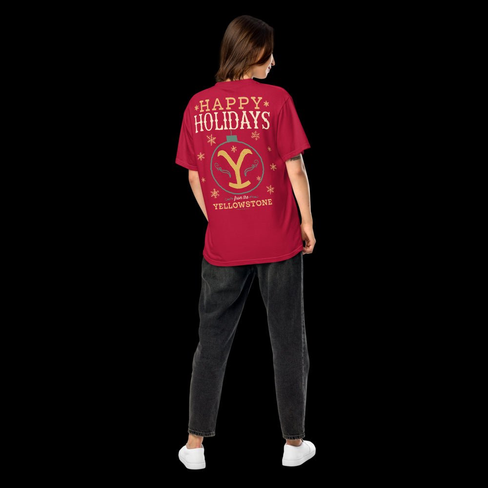 Yellowstone Happy Holidays From Yellowstone Unisex T-Shirt - Paramount Shop