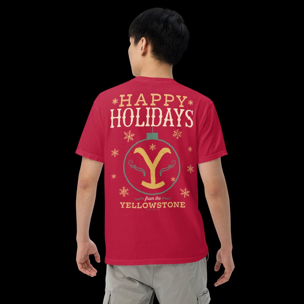 Yellowstone Happy Holidays From Yellowstone Unisex T-Shirt - Paramount Shop