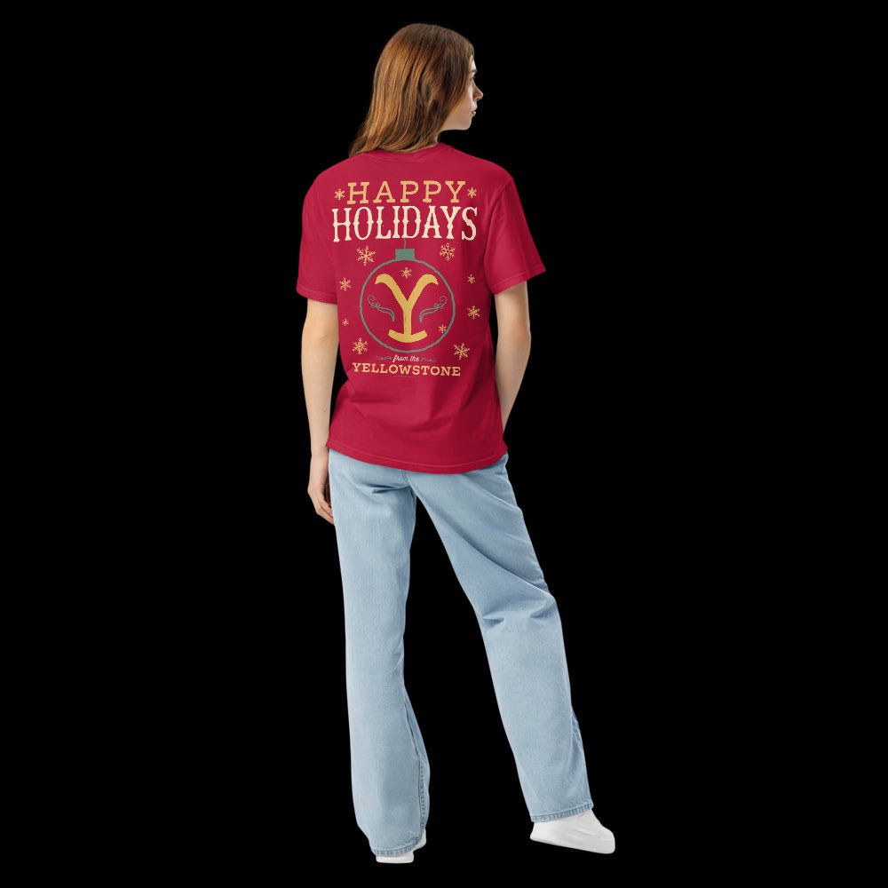Yellowstone Happy Holidays From Yellowstone Unisex T-Shirt - Paramount Shop