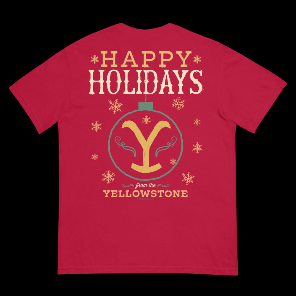 Yellowstone Happy Holidays From Yellowstone Unisex T-Shirt - Paramount Shop