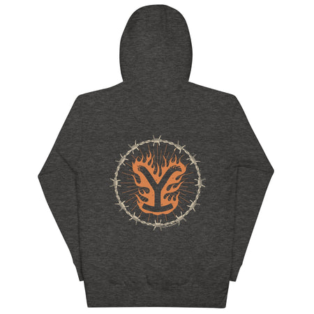 Yellowstone Hoodie Flaming Y Retro - Paramount Shop