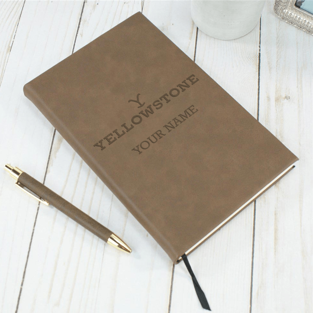 Yellowstone Logo Personalized Journal - Paramount Shop