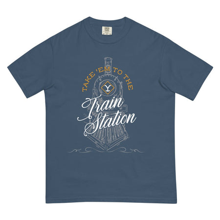 Yellowstone Take 'Em To The Train Station Unisex Comfort Colors T-Shirt - Paramount Shop