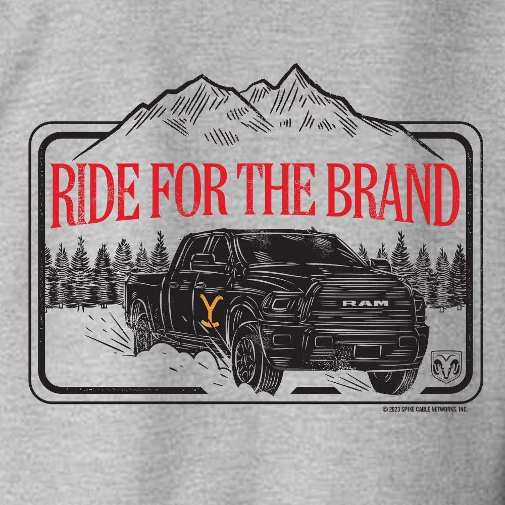 Yellowstone x Ram Ride For The Brand Zip - Up Hoodie - Paramount Shop