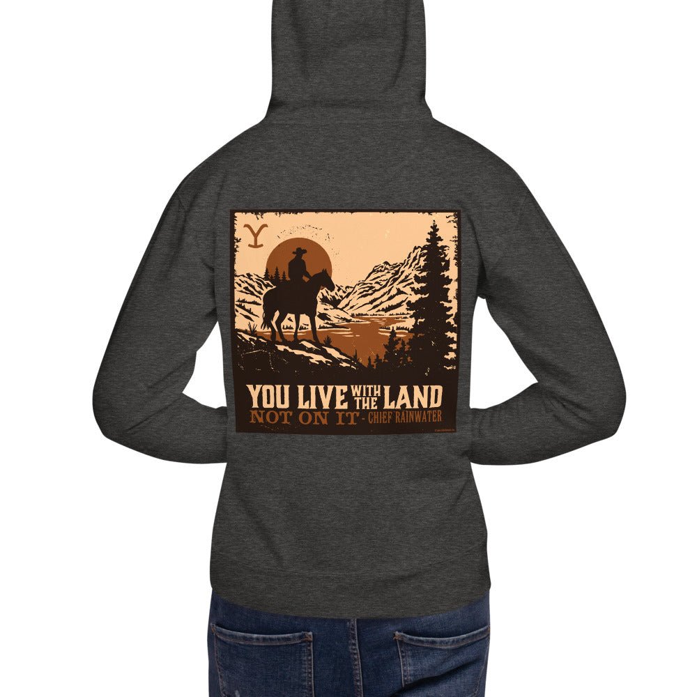 Yellowstone You Live With The Land Unisex Premium Hoodie - Paramount Shop