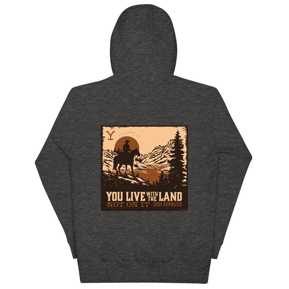 Yellowstone You Live With The Land Unisex Premium Hoodie - Paramount Shop