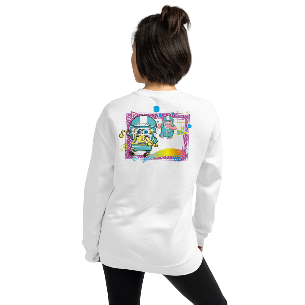 Bob Esponja Bob Esponja y Patricio Touchdown Sudadera de cuello redondo y forro polar