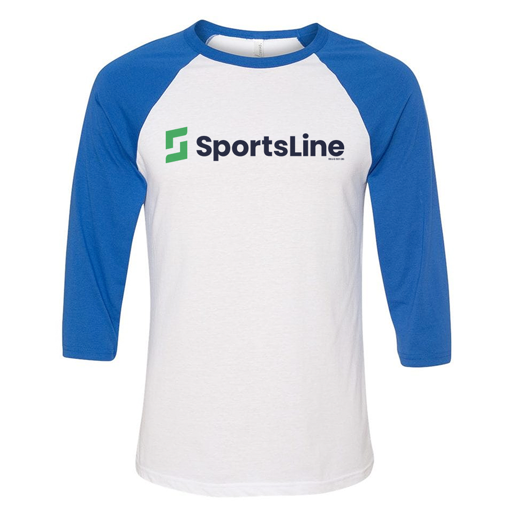 Sportsline Logo 3/4 Sleeve Baseball T-Shirt
