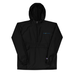 247 Sports Primary Logo Embroidered Packable Jacket - Black / SM