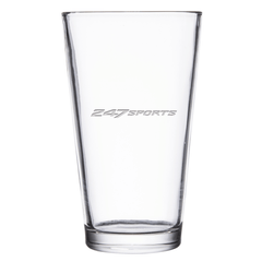 247Sports Logo Laser Engraved Pint Glass - 16 oz