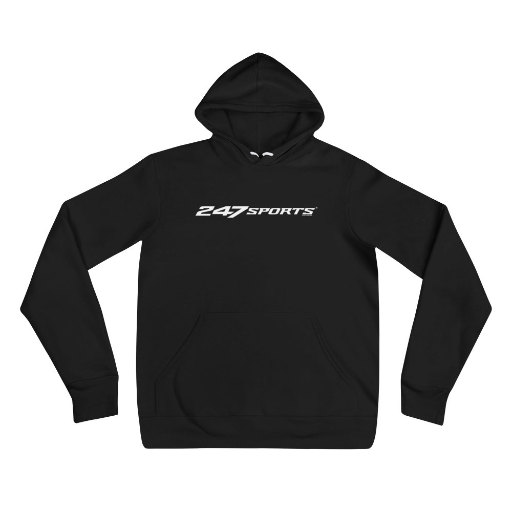 247Sports Logo White Adult Fleece Hooded Sweatshirt - Paramount Shop