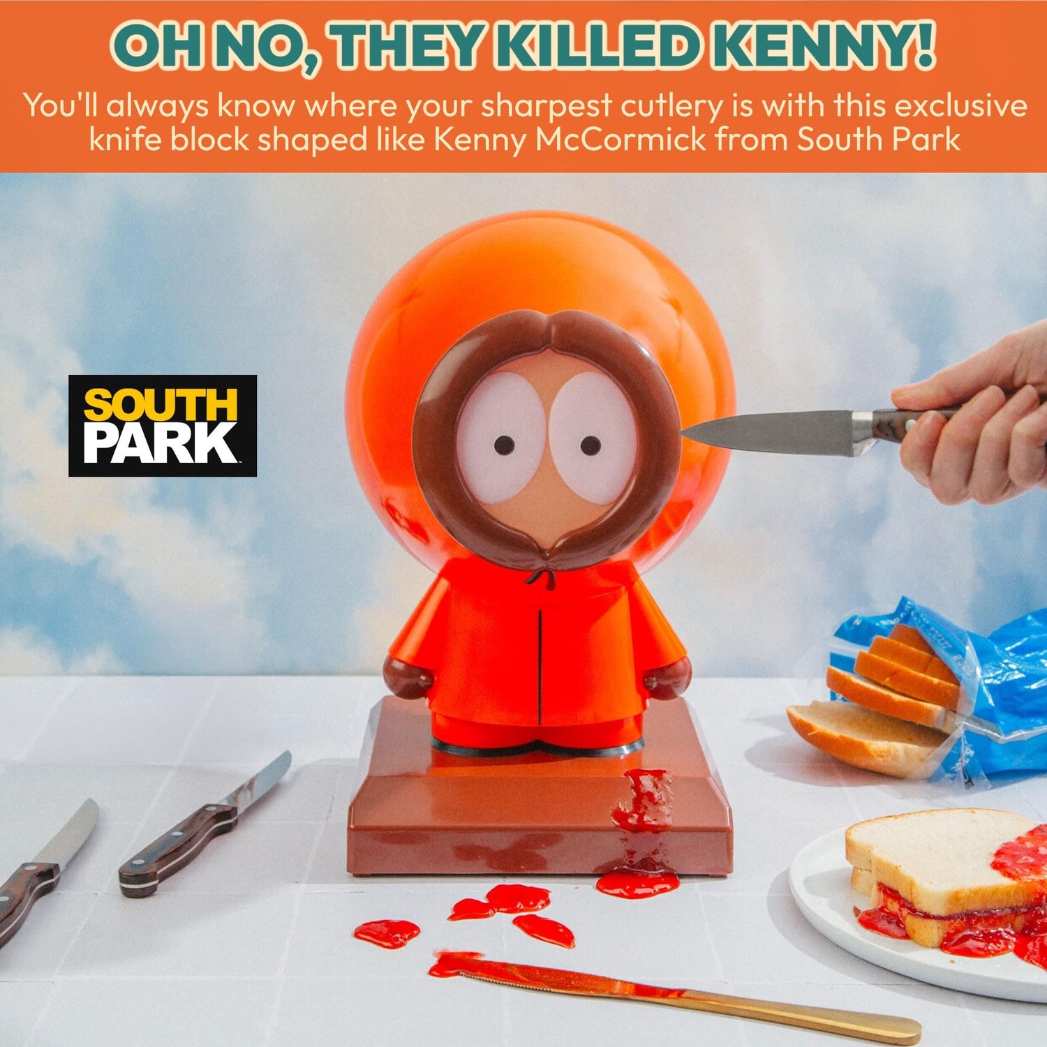 South Park Kenny 10-Slot Knife Block Holder-2