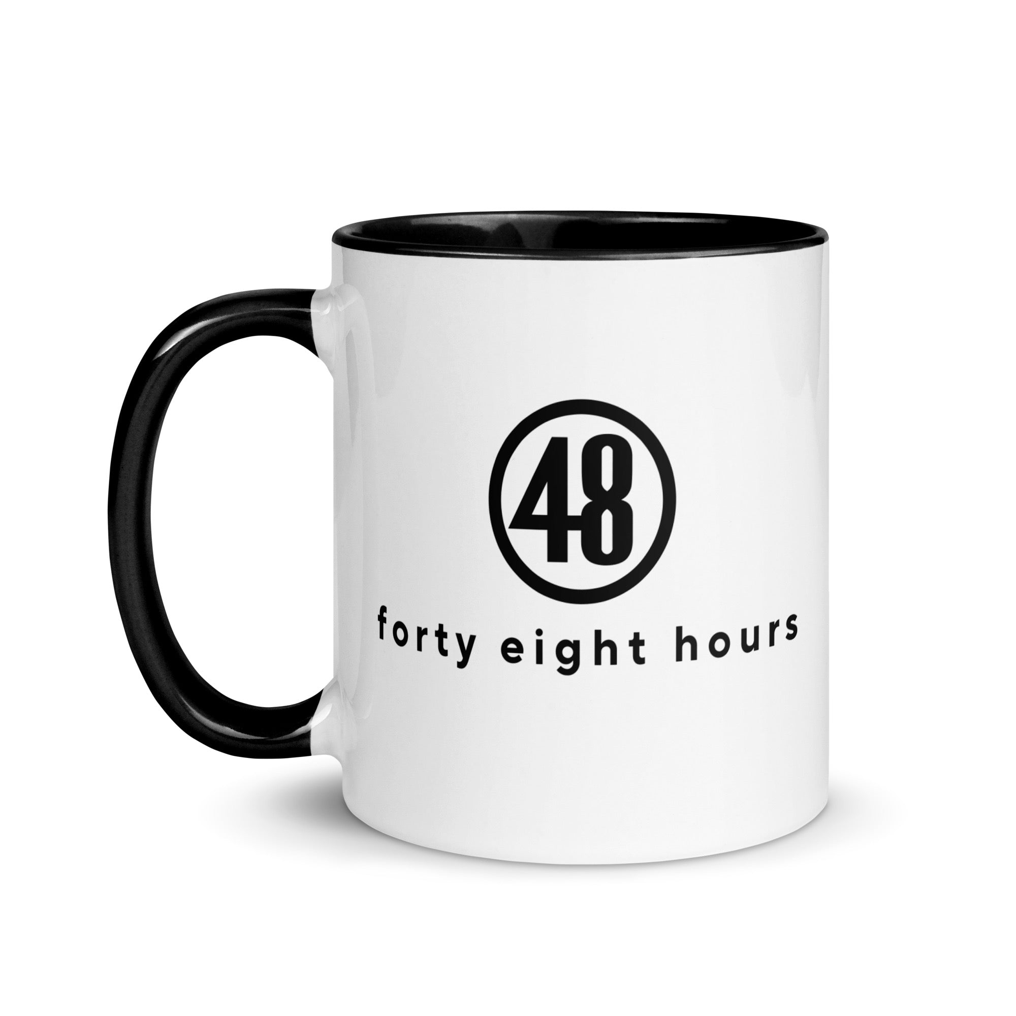 48 Hours Logo Two-tone Black Mug – Paramount Shop