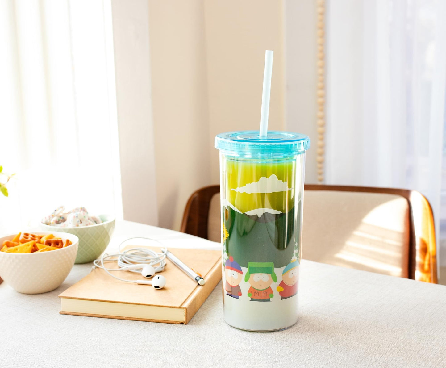 Lifestyle view of the South Park Bus Stop Carnival Cup ready for use