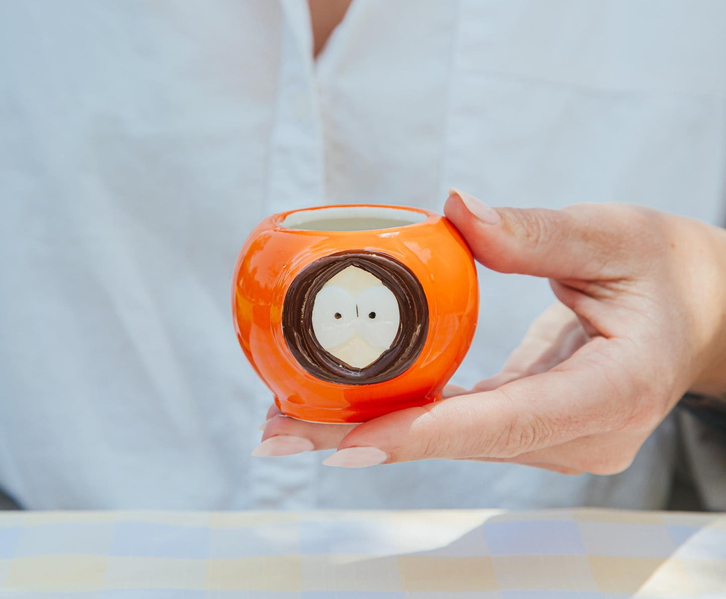 South Park Kenny Face Sculpted Ceramic Mini Mug | Holds 3 Ounces-5