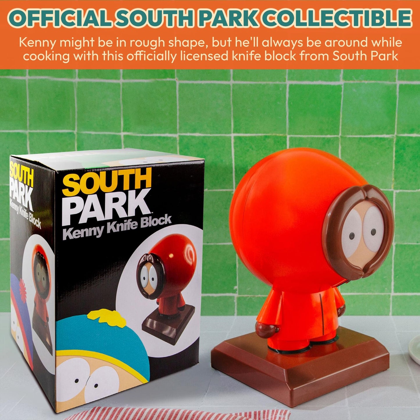 South Park Kenny 10-Slot Knife Block Holder-8