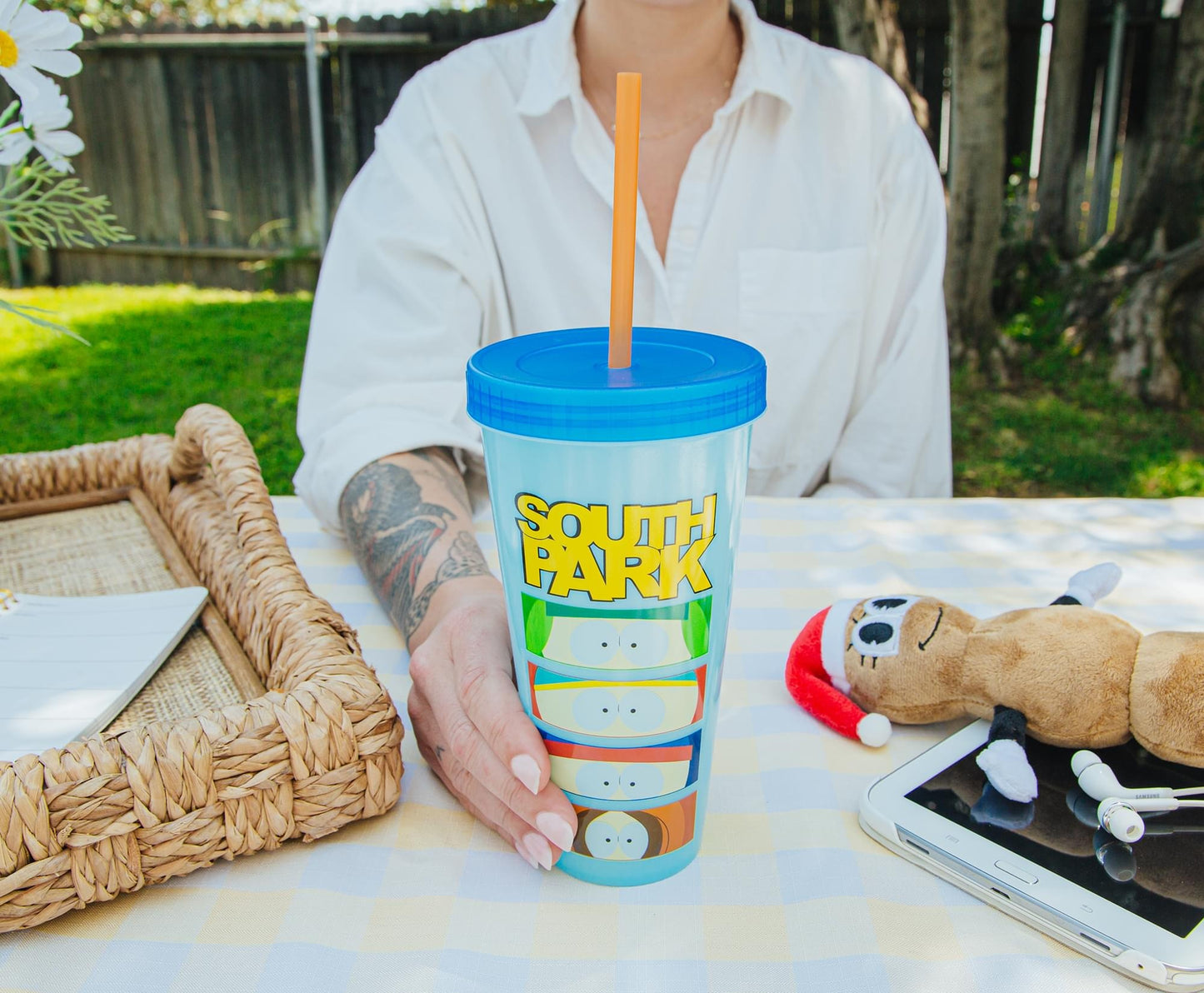 South Park Characters Color-Changing Plastic Tumbler | Holds 24 Ounces-4