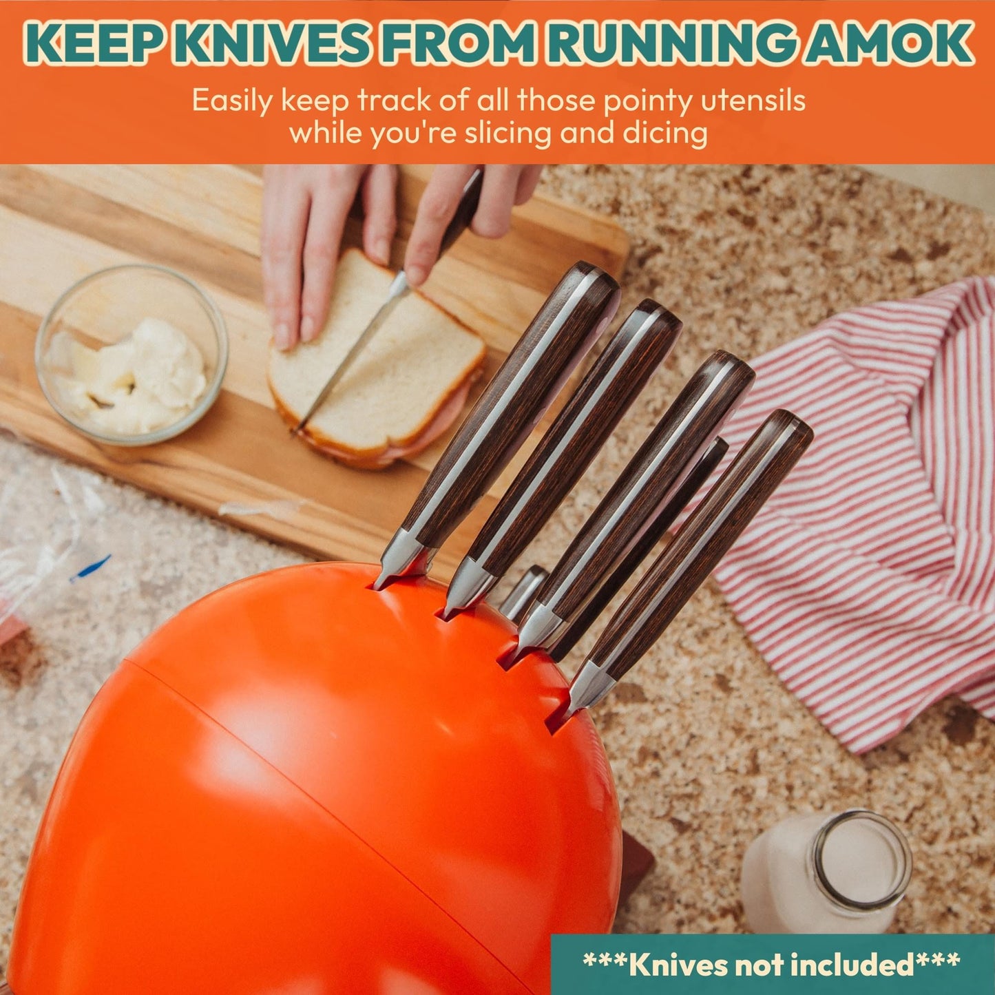 South Park Kenny 10-Slot Knife Block Holder-6