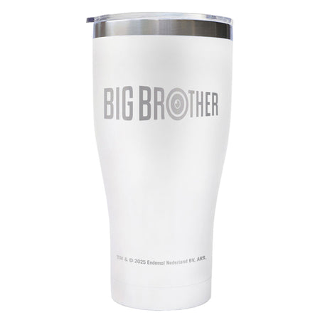 Big Brother Season 27 Logo Stainless Steel Tumbler Gloss White