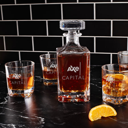 Billions Axe Capital Logo Juego de decantador