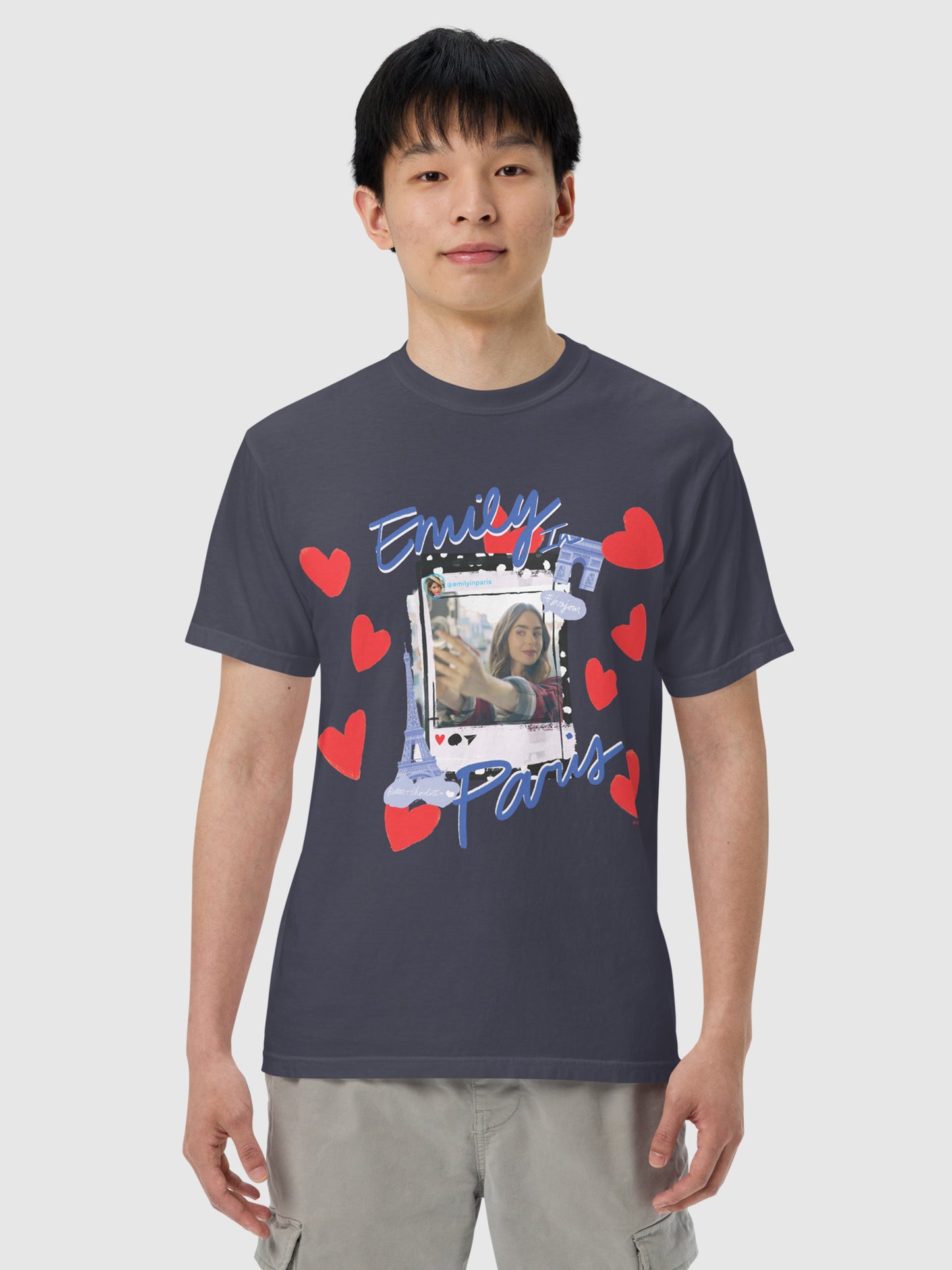 Emily in Paris Comfort Colors T-Shirt Selfie