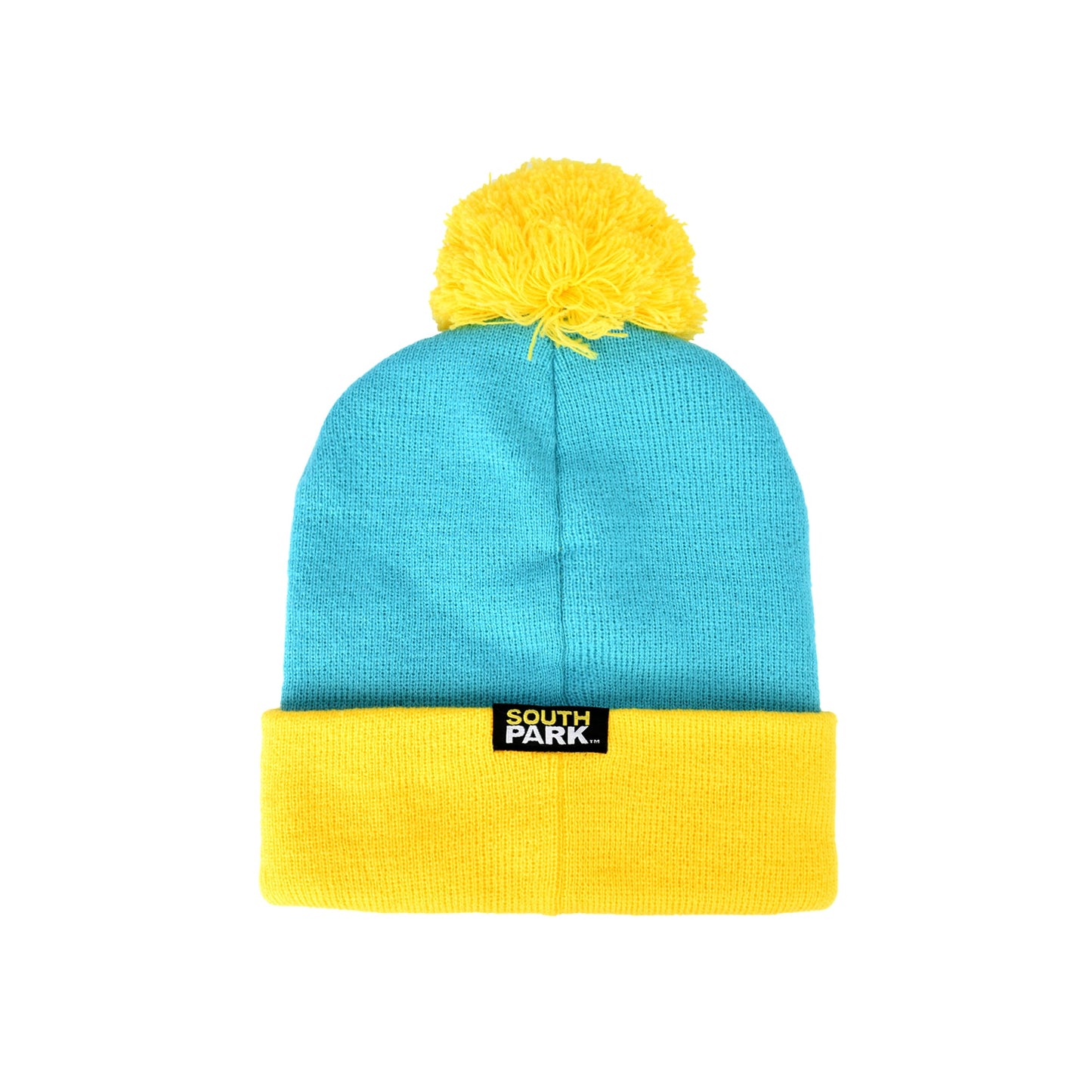 South Park cosplay beanie featuring character designs for Stan, Kyle, Cartman, and Kenny.