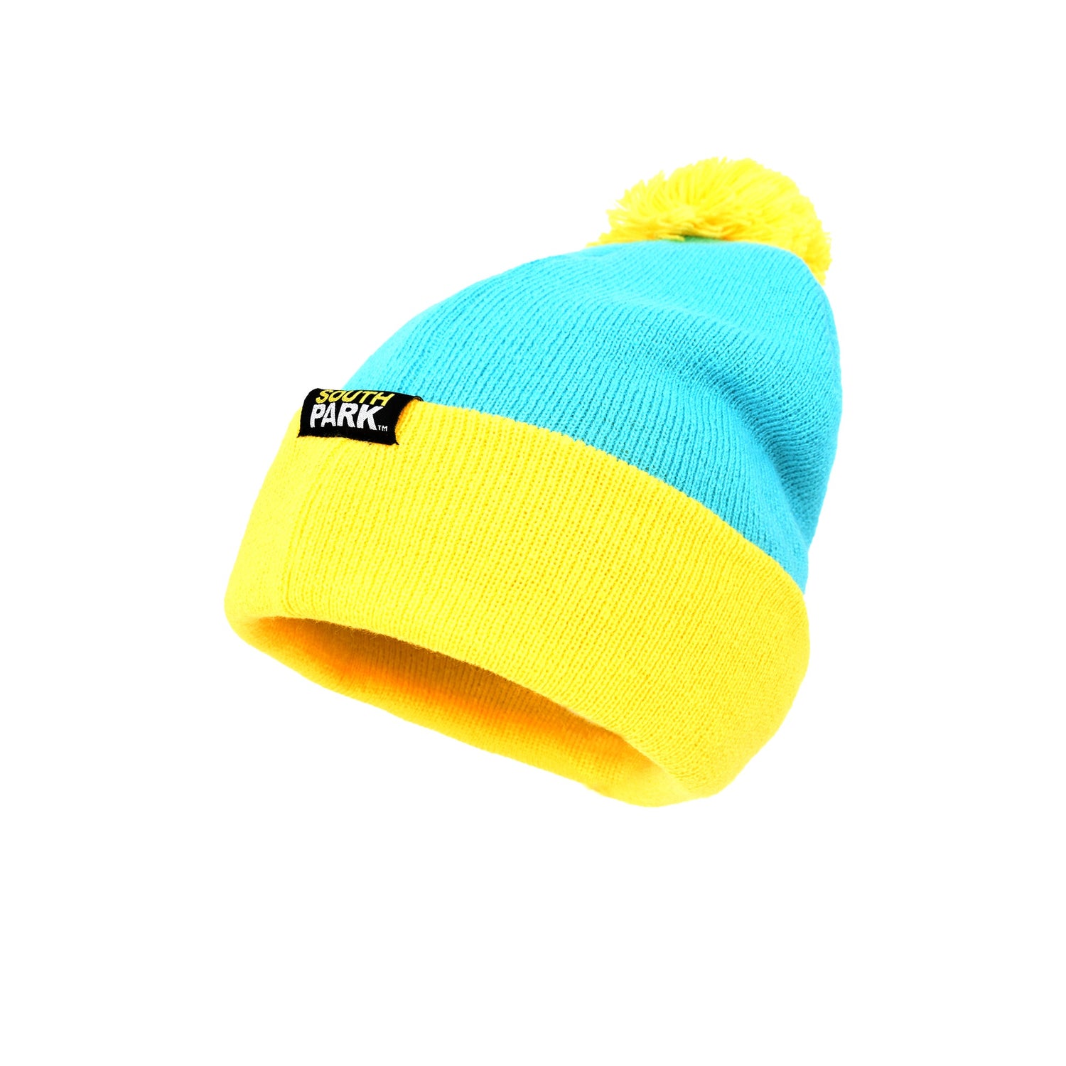 Full view of the South Park character-inspired headwear collection.